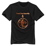 Jacen shop Herren T-Shirt mit Logo vorne, Schwarz, mehrfarbig, 3XL