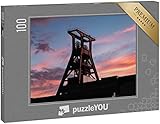 puzzleYOU: Puzzle 100 Teile „Förderturm der Zeche Zollverein, Essen, Deutschland“