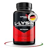 Nutrition Hero – Premium L Lysin Kapseln hochdosiert 120 Stück – Essentielle Aminosäure HCL Kapseln 450mg – vegan, laborgeprüft & ohne künstliche Z