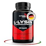 Nutrition Hero – Premium L Lysin Kapseln hochdosiert 120 Stück – Essentielle Aminosäure HCL Kapseln 450mg – vegan, laborgeprüft & ohne künstliche Z