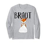 Damen Braut Bride to be Fuchs Füchse JGA Verlobung Lang