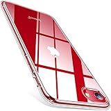 TORRAS Speziell für iPhone SE 2020 Hülle (Vergilbungsfrei, Völlig Durchsichtig) Dünn Unzerstörbare Stoßfeste Handyhülle iPhone SE 2020 Case Transparent Flexibles Silikon Kratzfest [4,7'] Crystal C