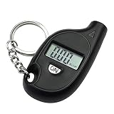 Tragbare Mini Schlüsselanhänger Stil Reifenmesser Digital LCD Display Autoreifen Luftdruckprüfer Meter Auto Motorrad Reifen S