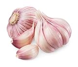 Hymor Violetter Knoblauch - 3 Knollen - Lila Knoblauch Ajo Morado aus Las Pedroñeras Spanien ohne Zusätze Naturprodukt voller Nährstoffe mediterran Kastilien-La M