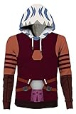 Verycos Ahsoka Tano Cosplay Hoodie Kapuzenpullover Unisex Verkleidung für Halloween Kostü