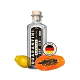 QUARANTINI Social Dry Gin [Made in Germany] 1x 0,5l - fruchtiger Summer Gin mit Papaya, Bergamotte, Wacholder - ausgezeichneter Premium Gin - inkl. Sp