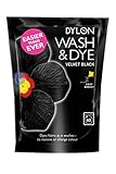 Dylon Wash & Dye Schwarz Dye Stoff groß 350 g