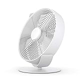 Stadler Form Tischventilator Tim, kühlt leise mit stufenlosem Drehzahlregler, mit USB-Anschluss, ideal für Schlafzimmer und Büro, w