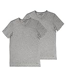 Marc O’Polo Body & Beach Herren V-Ausschnitt Shirts Doppelpack, Grau (grau-Mel. 202), XX-Large (2er Pack)