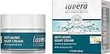 lavera Anti Falten Nachtcreme Q10 ∙ Feuchtigkeit & Pflege ∙ Anti Aging Nachtpflege ∙ Creme pflegt & strafft die Haut ∙ vegan ✔ Bio ✔ Naturkosmetik ✔ Natural ✔ Kosmetik Gesichtscreme 1er Pack (1x50ml)