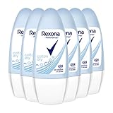 Rexona Cotton Dry 6er Pack Deo Roll-On Women, 6er-Pack Deoroller für Damen (6 x 50 ml)