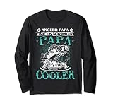 Angler Papa Fischer Vater Papa Angeln Geburtstag Geschenk Lang