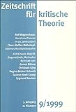 Zeitschrift für kritische Theorie / Zeitschrift für kritische Theorie, Heft 9: 5. Jahrgang (1999)
