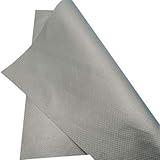 FGMGFTG 1,55 m Breite Blockierung Radiowave/Mikrowellenabschirmung Stoff Stretch und Stricken Faraday Erdung Silberfaser for besondere Uniformen, Gepäck, Zelte, Vorhang (Color : Grey, Size : 1m)