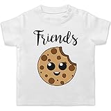 Partner-Look Familie Baby - Best Friends Cookies - Friends - 1/3 Monate - Weiß - Partner-Look - BZ02 - Baby T-S