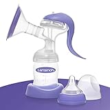 Lansinoh Handmilchpumpe - manuelle Milchpumpe für sanftes und effektives Abpump