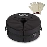 Ardermu Patio Beach Runder Regenschirm Base Weight Bag - Zeltbodengewicht Tasche für Canopy Sand Ergonomischer Ständer Hinzufügen von Gewicht für alle Outdoor-Sonnenschirme oder F