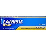 Lamisil Creme, 1% Terbinafinhydrochlorid, effektive Hilfe bei Fusspilz zwischen den Zehen, 15 g