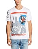 London Herren T-Shirt - Adult Gr. L, weiß