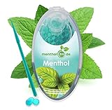 menthol24de - Premium Menthol Aroma Kapseln 100er Set | DIY Menthol Click Filter Kapseln | Inkl. Box zur Aufbewahrung der aromatischen Hülsen Kug