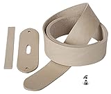 Blankleder Gürtelrohling zum Punzieren geeignet - Gürtel-Bausatz - Gürtel-Rohling, Farbe:natur 3.3mm dick, Breite:39
