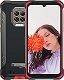 Doogee S86 Pro (Offiziell) Outdoor Smartphone Ohne Vertrag, 8GB RAM + 128GB Outdoor Handy, 8500 mAh Akku, Infrarot-Temperaturmessung, 6,1' Android 10 Handy, IP68 Wasserdicht Face ID/NFC/OTG (Rot)