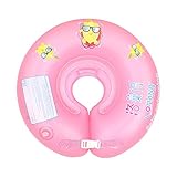 Kinder Schwimmring Baby Schwimmring Neugeborene Kleinkind Kind Hals Ring Air Bag Verdicken (Farbe: PKL)