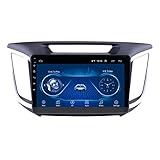 HGKHJ 9-Zoll-Auto-Multimedia-Player mit 4 Kernen für Hyundai IX25 2014-2018, Android 10.0 Auto-GPS-Navigation Auto-Radio-DVD-Video-Stereo-Player, Rückfahrbild, Telefonspiegelverbindung