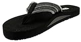 Teva Mush II Canvas M's Herren Sport- & Outdoor zehentrenner, Schwarz (drizzle 541), EU 43