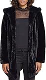 Urban Classics Ladies Hooded Teddy Coat, Farbe black, Größe M