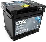 Exide EA472 Premium Carbon Boost Autobatterie 12V 47Ah 450