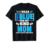 Ich trage Dunkelblau für meine Mutter Shirt - Colon Cancer Awareness T-S