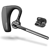 Bluetooth-Headset, 24-Stunden-Sprechzeit, Freisprecheinrichtung, Business-Kopfhörer mit Mikrofon für Geschäft/Büro/