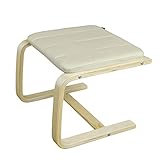 SoBuy FST38-W Hocker, Fußhocker zum Abstützen der Füße, Fußablage für Relaxsessel Höhe 39
