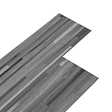 Irfora PVC-Laminat-Dielen PVC-Bodenbelag-Set Selbstklebend 5,02 m² 2 mm Selbstklebend Gestreift Grau/Industriell Holz/Gestreift Holz Strapazierfähig