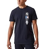 New Era Stack Logo Shirt - MLB New York Yankees Navy - XL