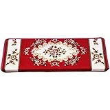 LYP Stufenmatten Treppen-Teppich Treppentrittmatten Step Carpet Staircase Pad Selbstklebende Anti-Rutsch-Schutzbrille im europäischen Stil (Color : A, Size : 15pcs 100x24x3cm)
