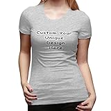 Custom Personalized Fügen Sie Ihr eigenes Design/Text/Foto Custom Personalized Women Soft Stretch Classic Fit Crew T-Shirt T