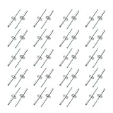 40 Stück 4 mm x 20 mm Aluminium Open End Breite Flansch B