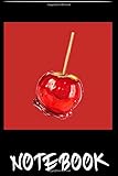 Notebook: Candy Apple T-Shirt 6x9 inch by Labana Q