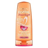 L'Oréal Paris Elvital Conditioner gegen Spliss, Für brüchiges Haar, Mit Rizinus-Öl, Dream Length Super Aufbau Spülung, 1 x 250