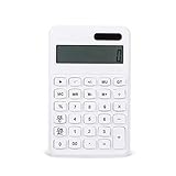 Standard Taschenrechner LED HD Display Taschenrechner Desktop Solar Knopfbatterie Dual Power Doppelversicherung Multifunktionsstudie Wissenschaftlicher Taschenrechner büro und Home Style C