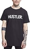 MERCHCODE Herren Hustler Definition Tee T-Shirt, Black, M