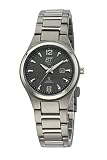 ETT Eco Tech Time Funk Solar Damen Uhr Analog mit Titan Armband ELT-11438-11M