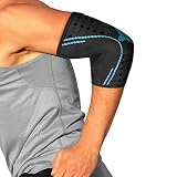 bonmedico Professional Ellenbogen Bandage Farko für Damen & Herren – Ellbogen Bandage für Links/Rechts - Stützt Gelenk und Muskeln - M (Grau)