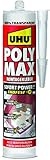 UHU 47235 POLY MAX 10 SEKUNDEN SOFORT POWER Kartusche, transparent, 300g