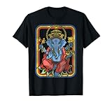 Ganesha God Retro - Yoga - Spiritual - Meditation - Vintage T-S