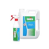 Envira Milben-Spray - Milbenspray für Matratzen mit Langzeitwirkung - Geruchlos & Auf Wasserbasis - 500 ml & 2 L