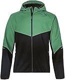 Uvex Hardhöhe Softshelljacke - Wasserabweisende Freizeitjacke aus recyceltem Polyester - Grün - L