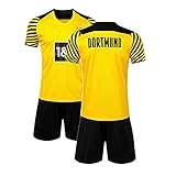 Wopee Fussball Trikot Kinder Personalisierte Fußball Trikots + Kurze Hose + Socken Kinder Herren Jungen Fussball Trikot Set Personalisierte Alle Namen N